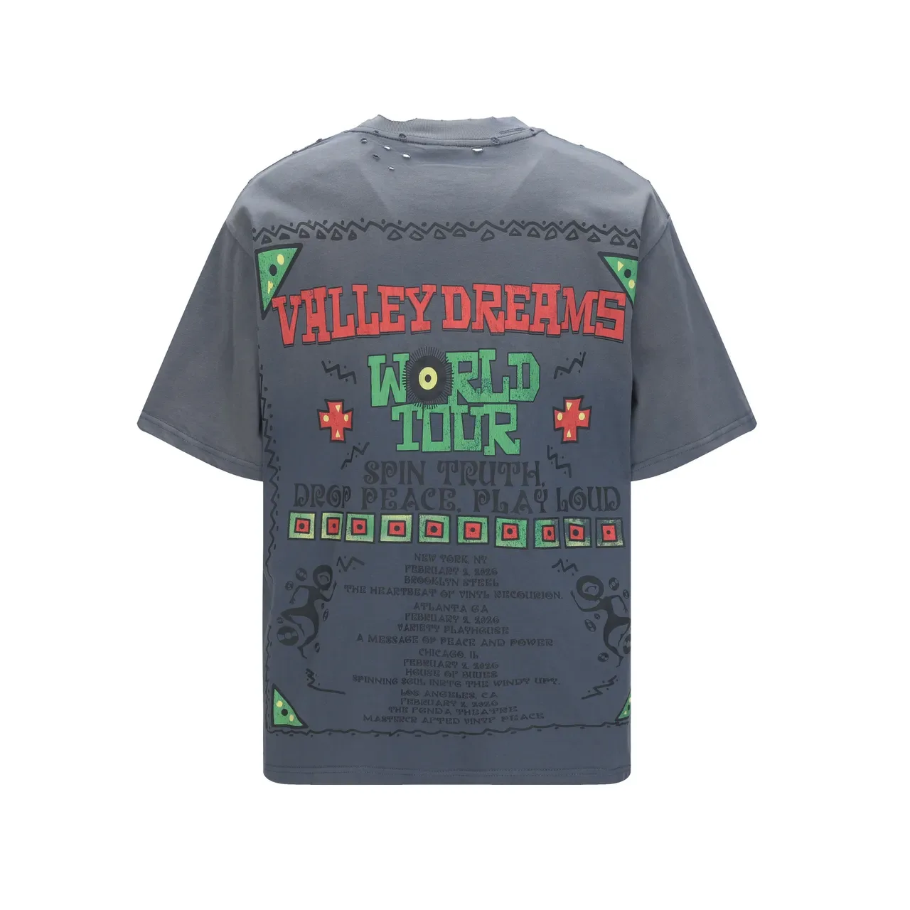 تيشيرت جرافيك أوفرسايز Vale Forever Valley Dreams 4