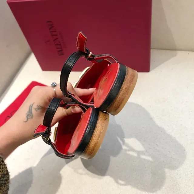 Valentino Open Pointed Toe Slingback Ballet Flats 6