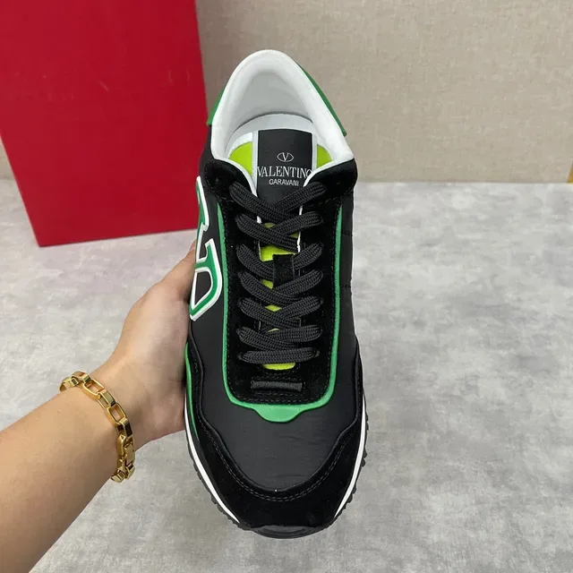 Valentino VLTN Preto Verde Branco Lifestyle Sneakers 3