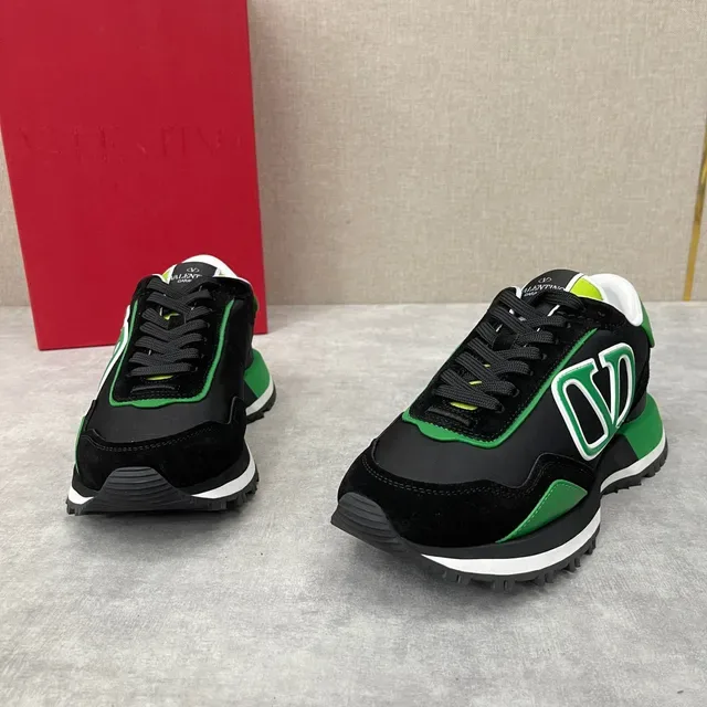 Valentino VLTN Preto Verde Branco Lifestyle Sneakers 4