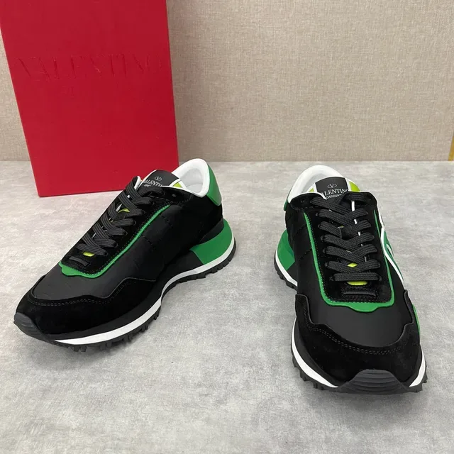 Valentino VLTN Preto Verde Branco Lifestyle Sneakers 7