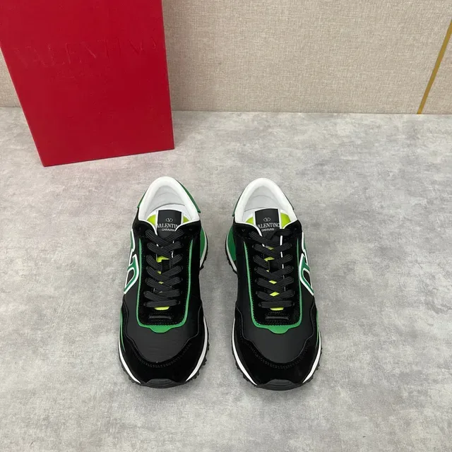 Valentino VLTN Preto Verde Branco Lifestyle Sneakers 9