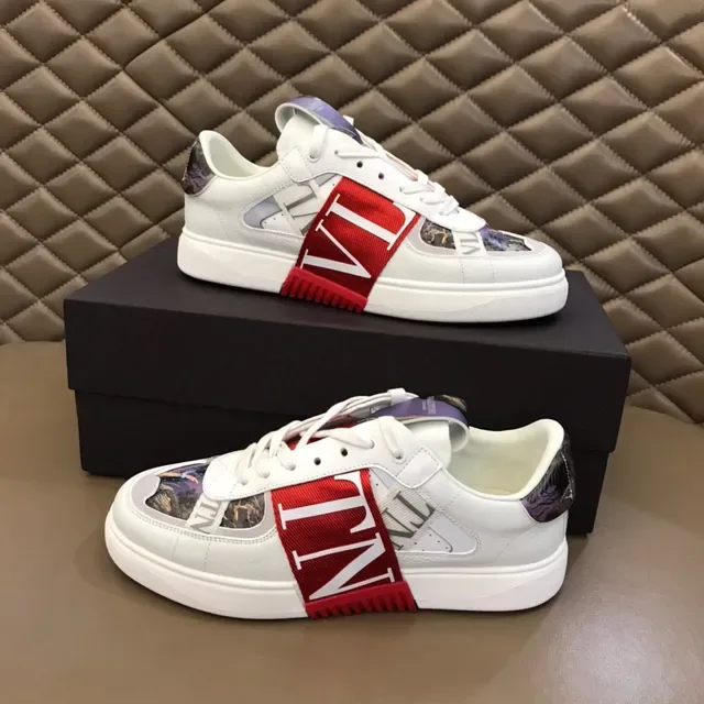 Valentino VLTN حذاء رياضي أبيض أحمر متعدد الألوان أسلوب حياة 7