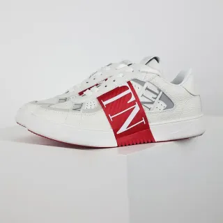 Valentino VLTN White and Red Lifestyle Sneakers