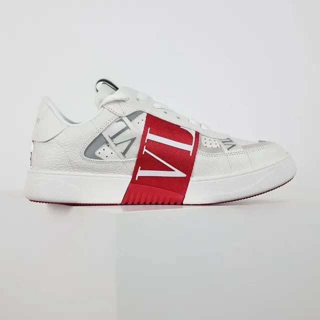 Valentino VLTN White and Red Lifestyle Sneakers 7