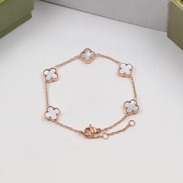 Van Cleef & Arpels Alhambra Four-Leaf Clover Enamel Bracelets 10