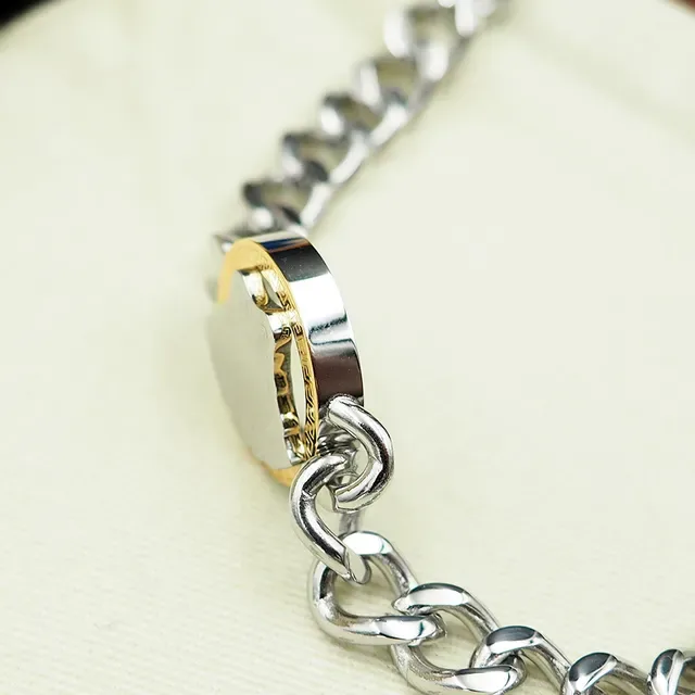 Versace Chain Reaction Medusa Bracelet Chaîne Curb Doré 7
