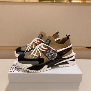 Versace Chain Reaction Olive Black White 厚底运动鞋
