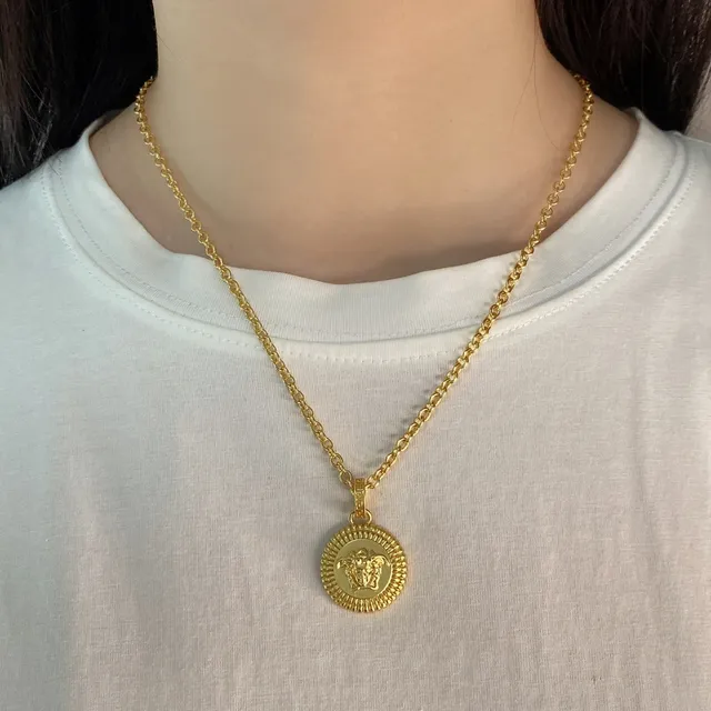 Versace Medusa Head Motif collier en or 7