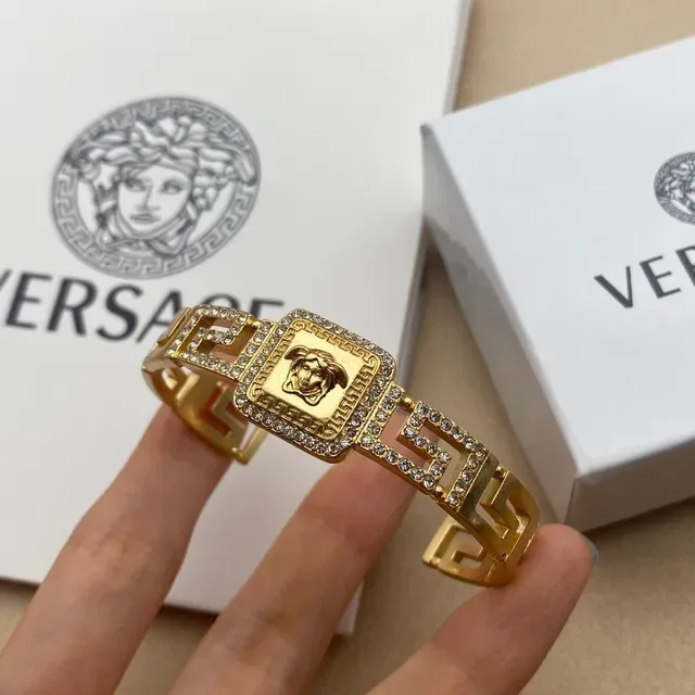 Versace Greca Odissea سوار Medusa كريستال بافيه 3