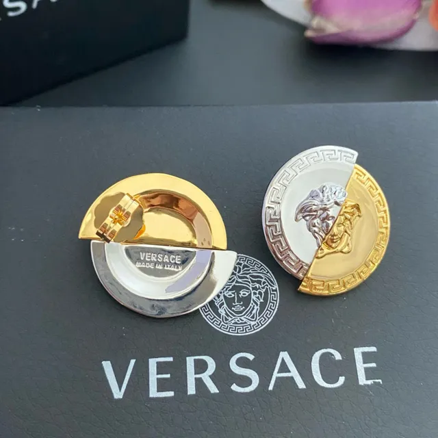 Versace Greca Odissea Broches de Médusa en or et argent 4
