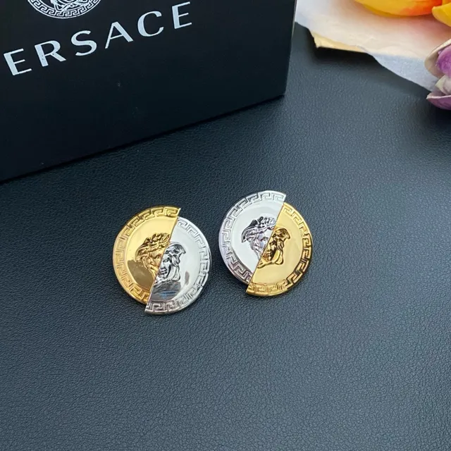 Versace Greca Odissea Broches de Médusa en or et argent 5