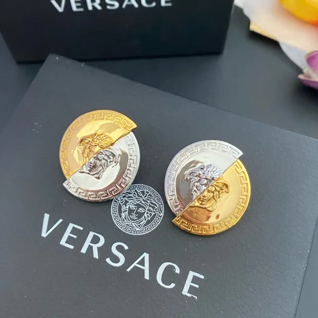 Versace Greca Odissea Broches de Médusa en or et argent 6
