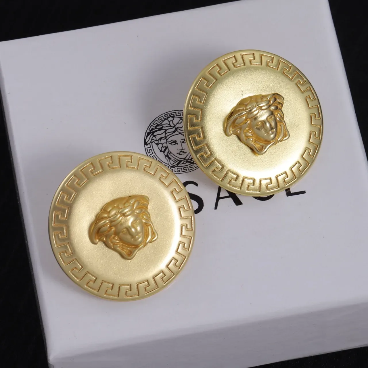 Versace Greca Odissea Boucles d'oreilles Médusa doré 6