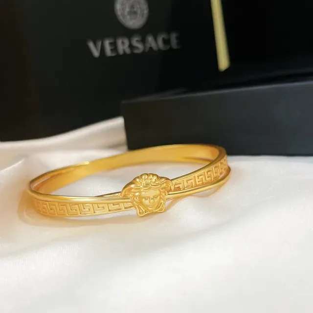 Versace Greca Odissea Medusa Head Bracelet Doré 3