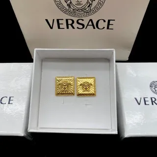 Versace Medusa Square 金色耳环