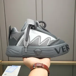 Versace Odissea Gray and White Lifestyle Sneakers