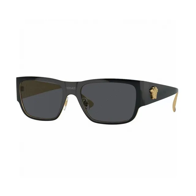 Versace Odissea Tortoiseshell Rectangular Sunglasses 2
