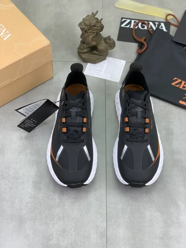 Zegna x Norda Black and Copper Lifestyle Sneakers 4