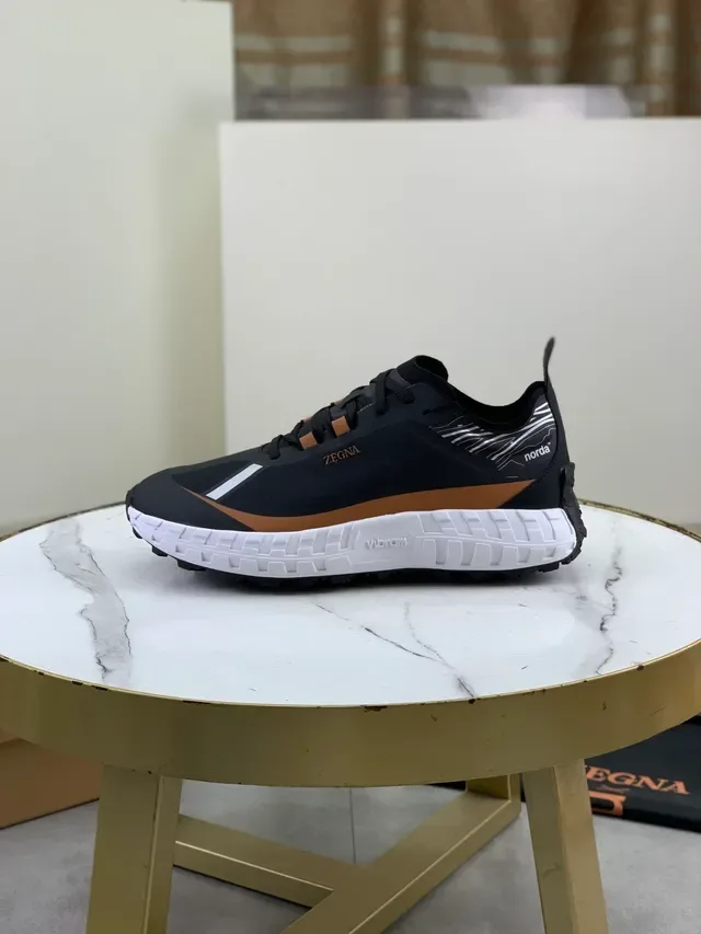 Zegna x Norda Black and Copper Lifestyle Sneakers 5