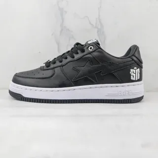 A Bathing Ape BAPE STA Black and White Lifestyle Sneakers