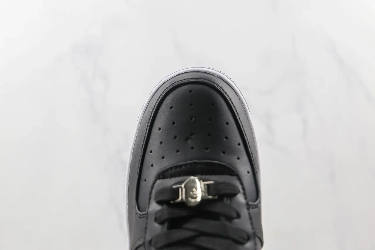 A Bathing Ape BAPE STA Black and White Lifestyle Sneakers 6
