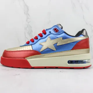 A Bathing Ape BAPE STA Star Lightning Blue Red Gold Lifestyle Sneakers
