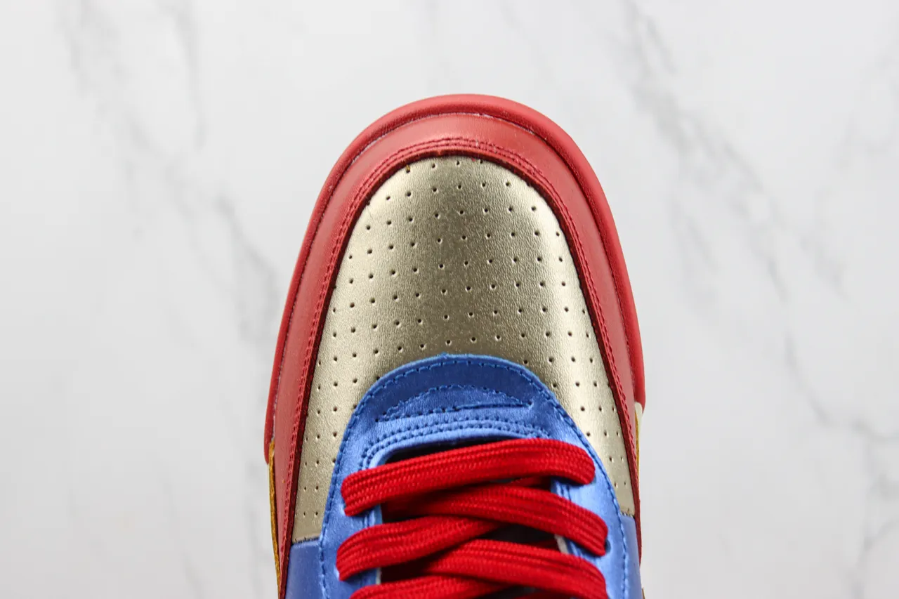 A Bathing Ape BAPE STA Star Lightning Blue Red Gold Lifestyle Sneakers 6