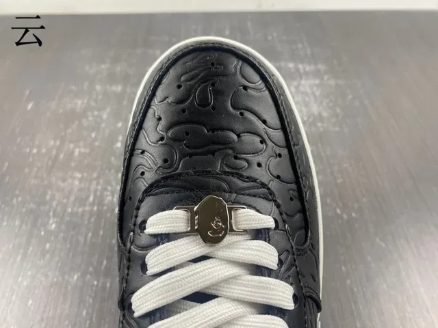 A Bathing Ape BAPE STA Logo Étoile Chaussures Lifestyle Noir et Gris 11