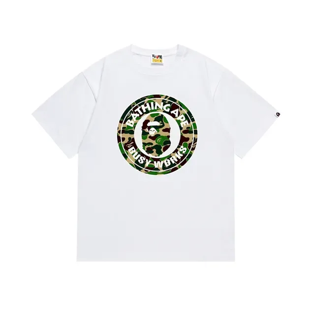 A Bathing Ape Black Pink Graphic-Print Crew-Neck T-Shirt 5