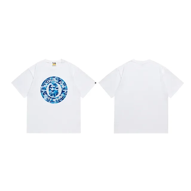 A Bathing Ape Black Pink Graphic-Print Crew-Neck T-Shirt 8