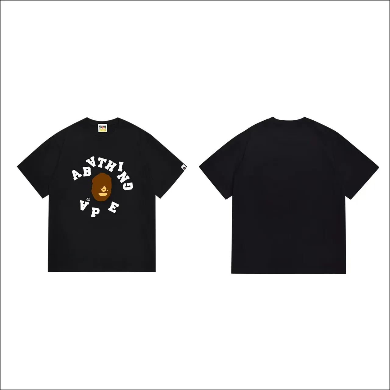 A Bathing Ape Graphic-Print Black T-Shirt 4