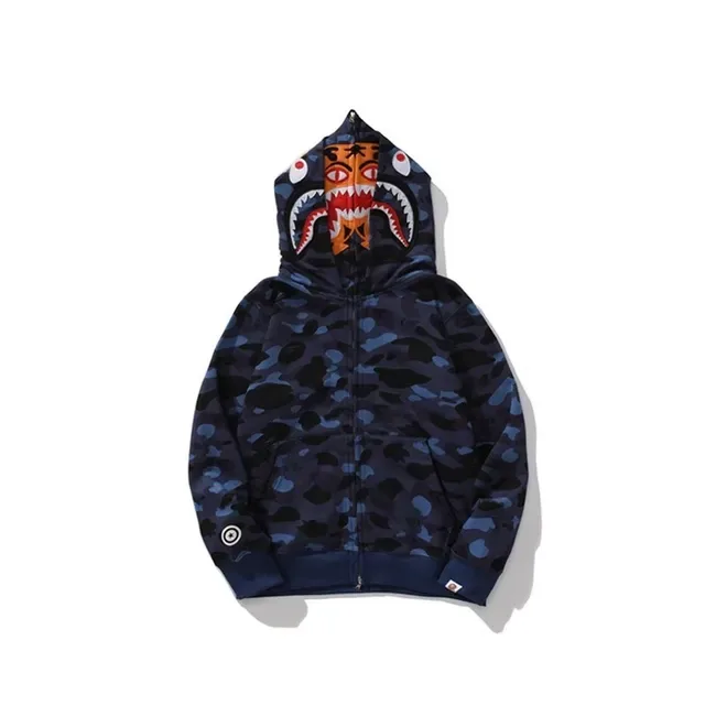 A Bathing Ape Shark Multicolor Full-Zip Hood Hoodie 7