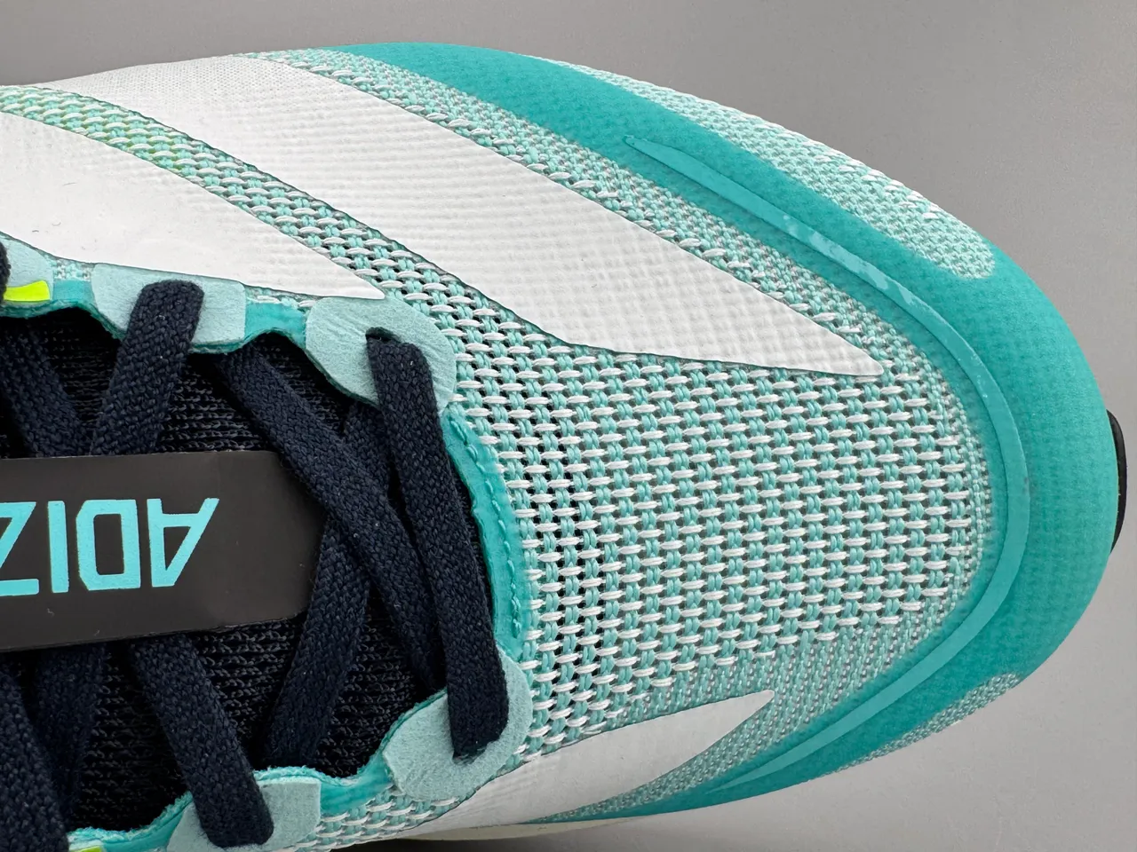 Adidas Adizero Adios Pro 3 Teal White Neon Yellow Running Shoes 6