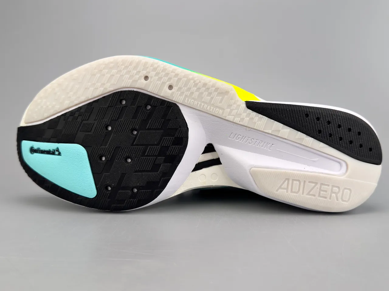 Adidas Adizero Adios Pro 3 Teal White Neon Yellow Running Shoes 8