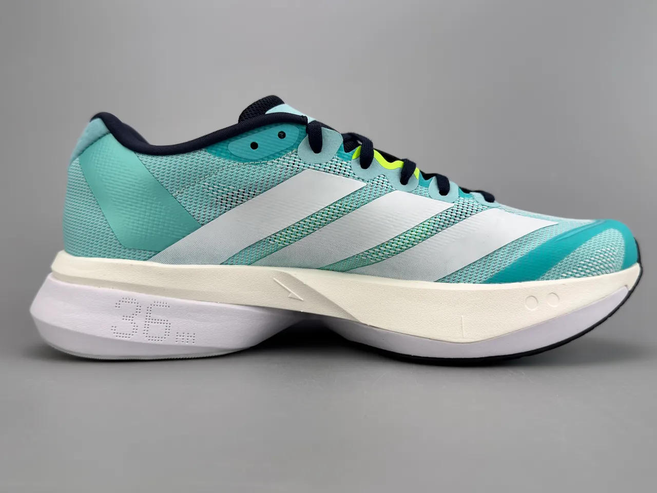 Adidas Adizero Adios Pro 3 Teal White Neon Yellow Running Shoes 10