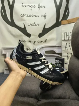 Adidas adizero Black White Silver Lifestyle Sneakers 5