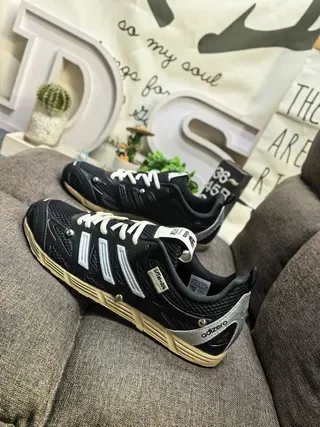 Adidas adizero Black White Silver Lifestyle Sneakers 7