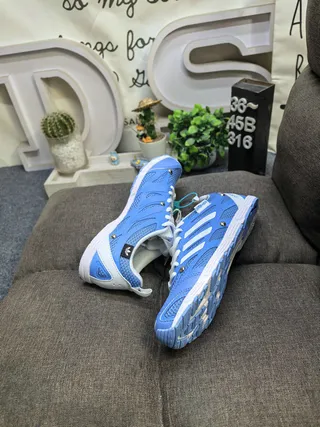 Adidas adizero Blue White Lifestyle Sneakers 6