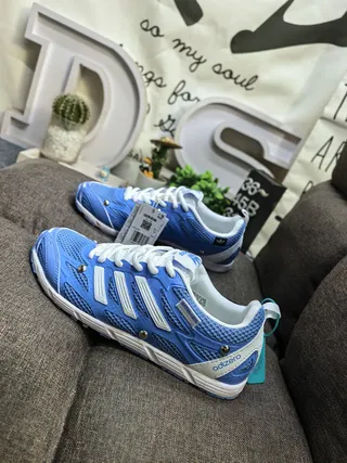 Adidas adizero Blue White Lifestyle Sneakers 7