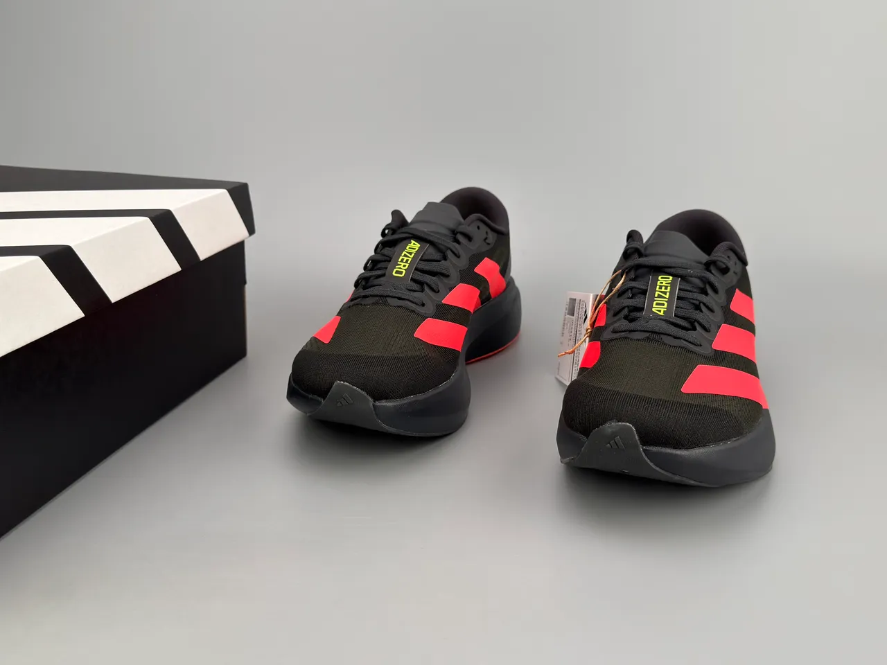 Adidas Adizero Evo SL Zapatos de correr negros rojos 5