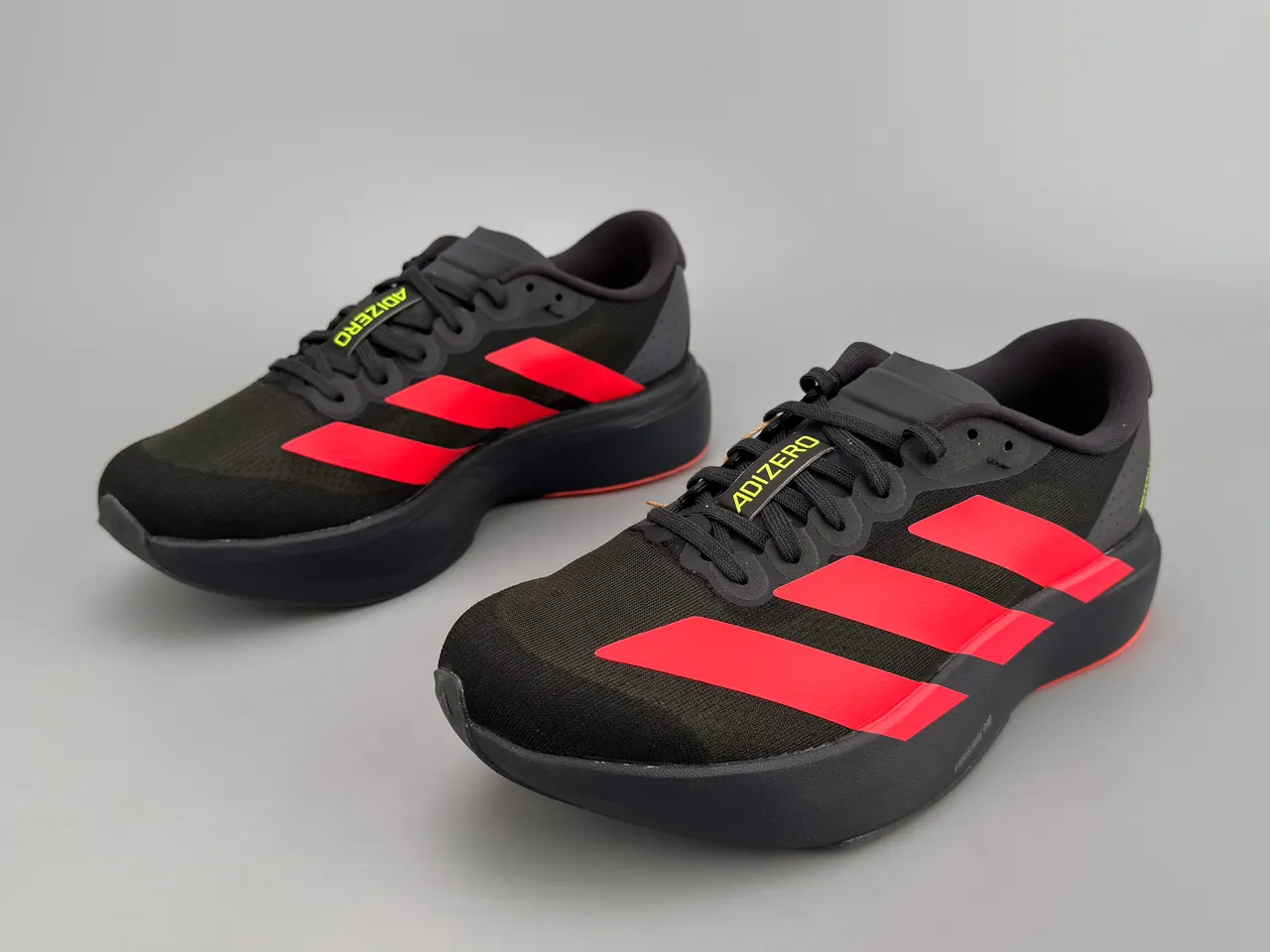 Adidas Adizero Evo SL Zapatos de correr negros rojos 7