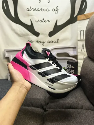 Adidas Adizero Lightstrike Pro White Black Pink zapatillas para correr 5