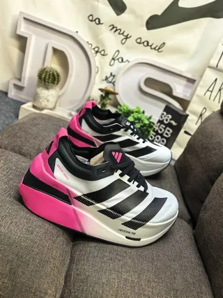 Adidas Adizero Lightstrike Pro White Black Pink zapatillas para correr 9