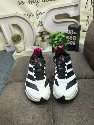 Adidas Adizero Lightstrike Pro White Black Pink zapatillas para correr 10
