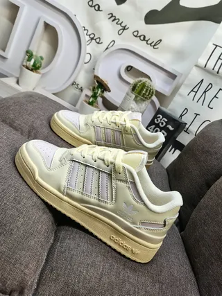 Adidas Beige Pink Low-Top Padded Collar Lifestyle Sneakers 7