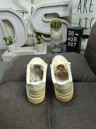 Adidas Beige Pink Low-Top Padded Collar Lifestyle Sneakers 8