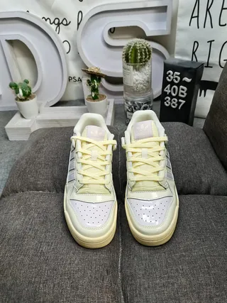 Adidas Beige Pink Low-Top Padded Collar Lifestyle Sneakers 10