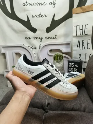 Adidas Benito White Black Gum Lifestyle Sneakers 5