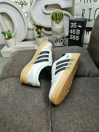 Adidas Benito White Black Gum Lifestyle Sneakers 6